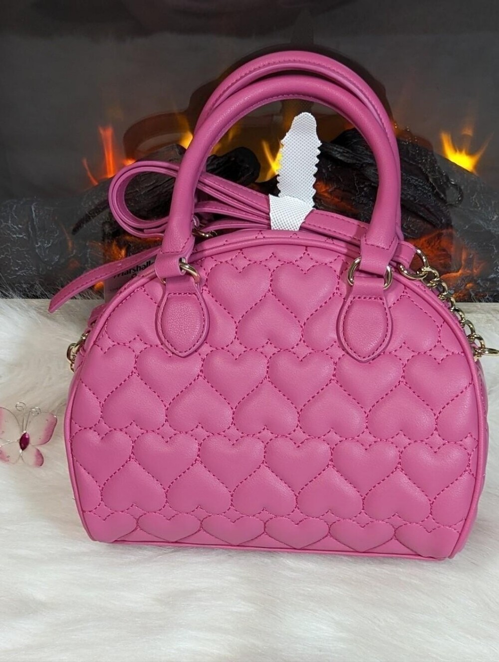 Juicy Couture Hot Pink Flawless Dome Satchel Juicy Couture Bundle - Picture 6 of 9